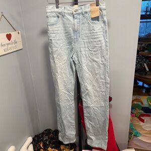 Madewell Light Blue Straight Leg Jeans Tall